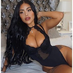 You Complete me Teddy Bodysuit - Black